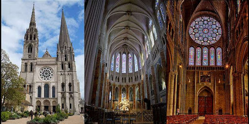 Katedral Chartres bangunan gotik di dunia